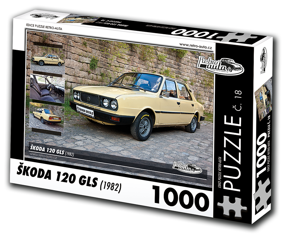 Puzzle č. 18 - ŠKODA 120 GLS (1982) 1000 dílků
