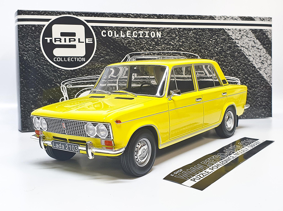 Lada 2103 (1975) Světle žlutá 1:18 
