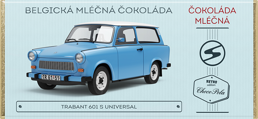 Trabant 601 S Universal - mléčná čokoláda 100 g
