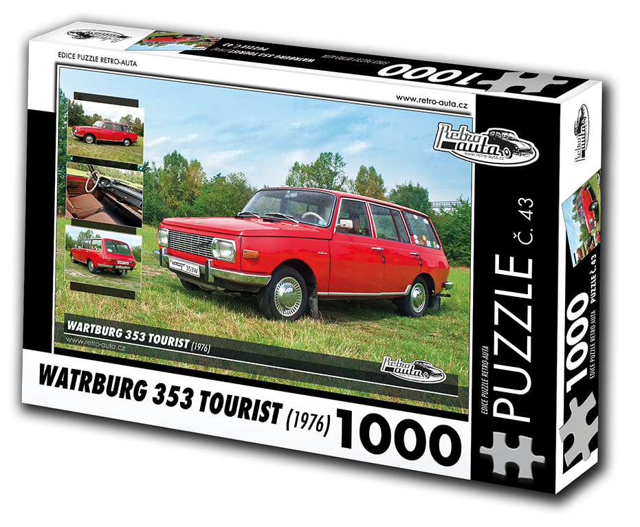 Puzzle č. 43 - WARTBURG 353 TOURIST (1976) 1000 dílků