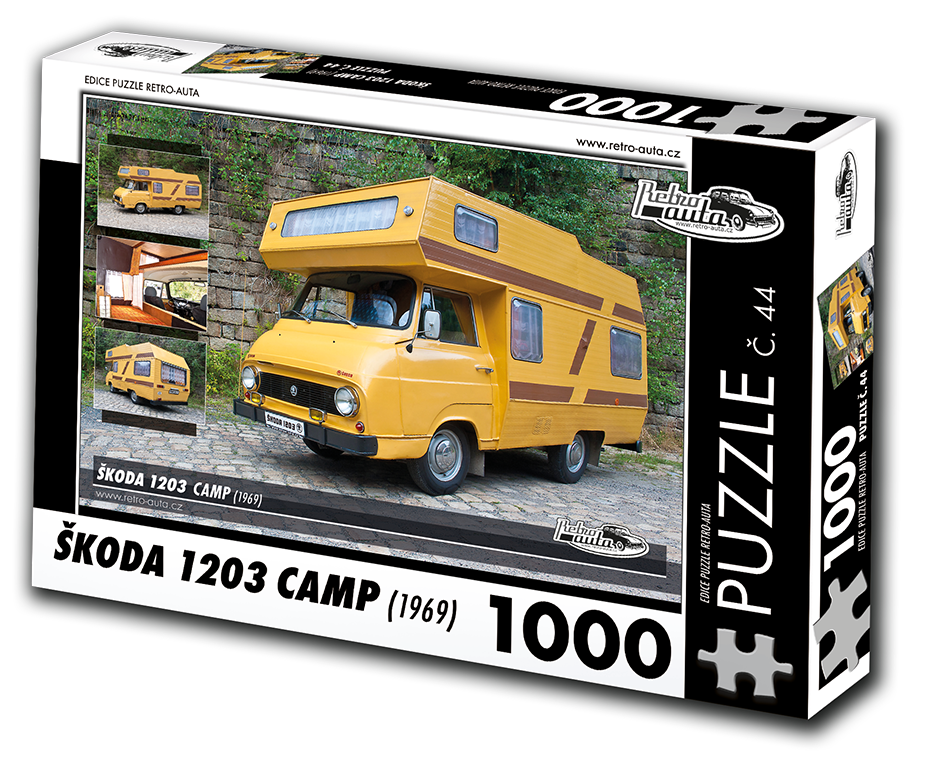 Puzzle č. 44 - ŠKODA 1203 CAMP (1969) 1000 dílků