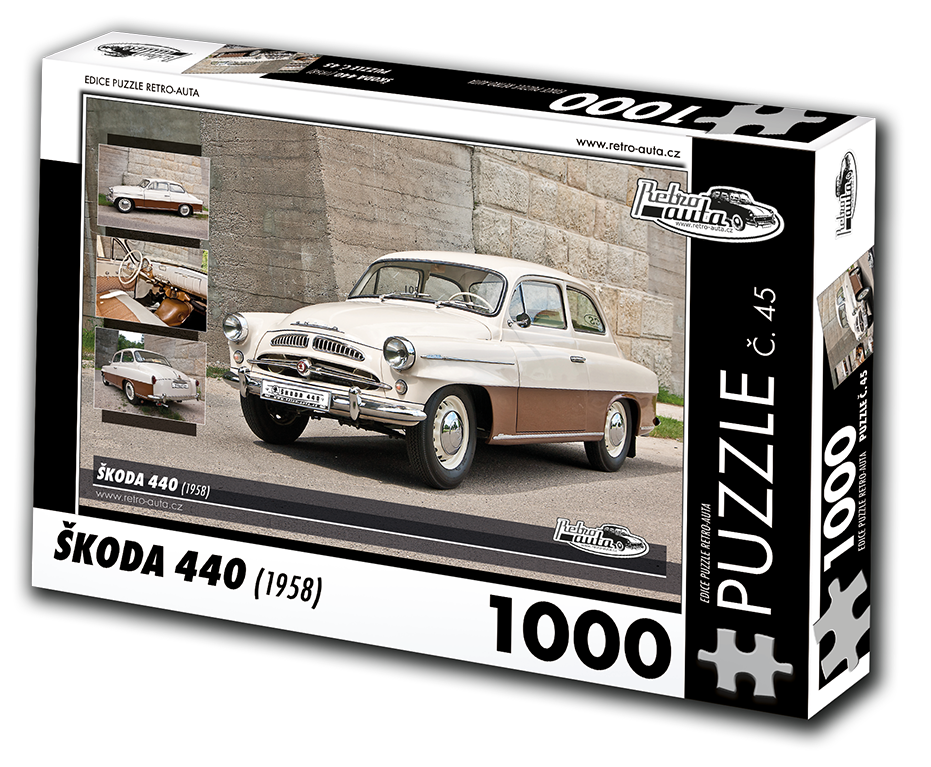 Puzzle č. 45 - ŠKODA 440 (1958) 1000 dílků
