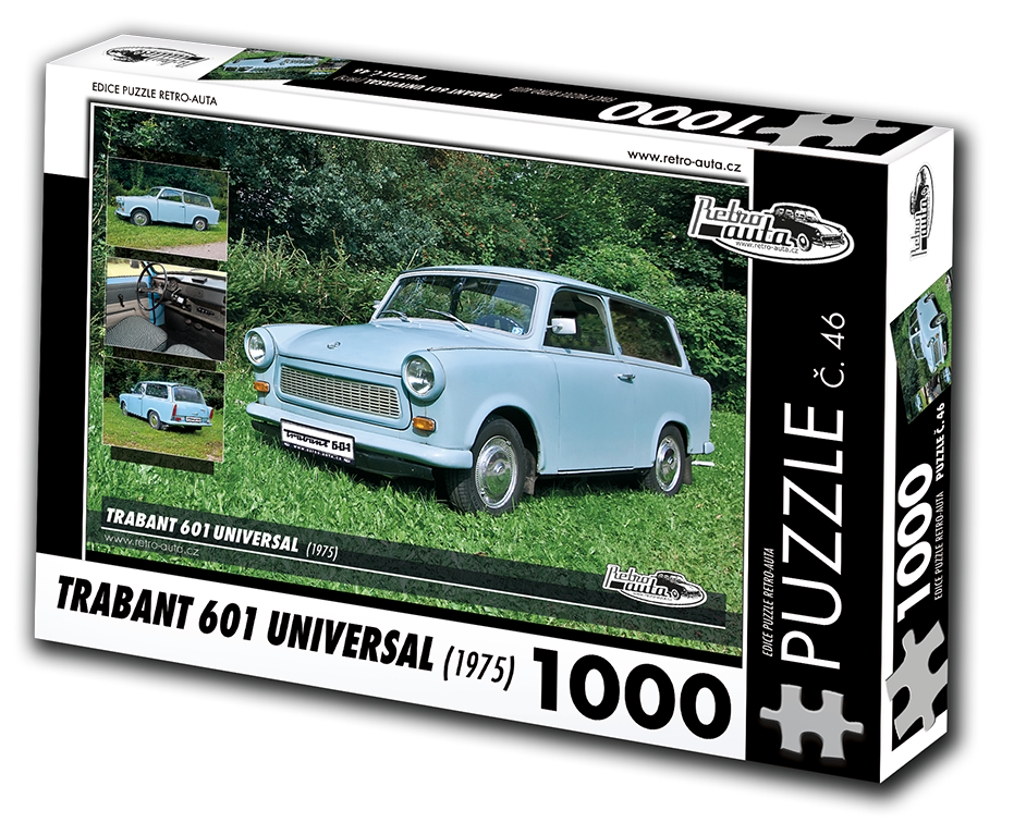 Puzzle č. 46 - TRABANT 601 UNIVERSAL (1975) 1000 dílků