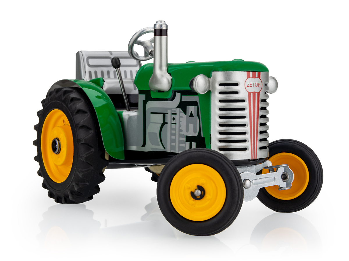 Traktor ZETOR SOLO zelený – kovové disky kol