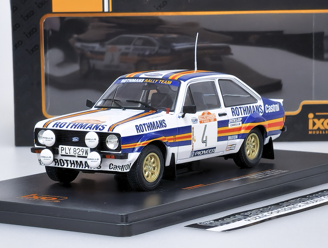 FORD ESCORT MK II RS 1800 #4 Rally San Remo 1980 A.Vatanen / D.Richards 1:24