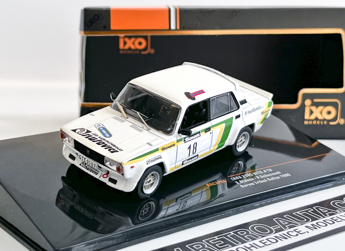 Lada 2105 VFTS, No.18, Rallye Barum, V.Blahna/P.Schovanek, 1986 IXO 1:43 