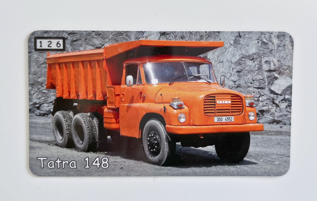 Magnetka Tatra 148 oranžová (M126)
