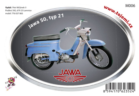 V006 - Jawa 50/21 120×77mm