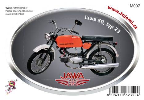 V007 - Jawa 50/23 120×77mm
