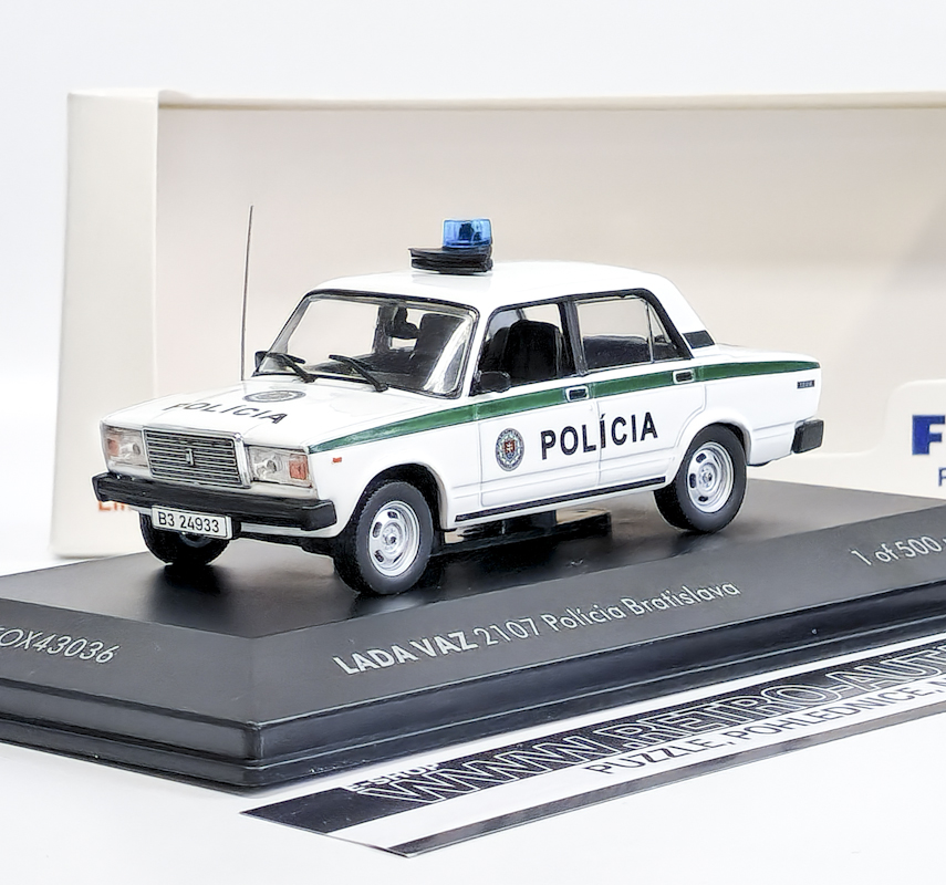 LADA VAZ 2107 Polícia Bratislava FOX18 1:43