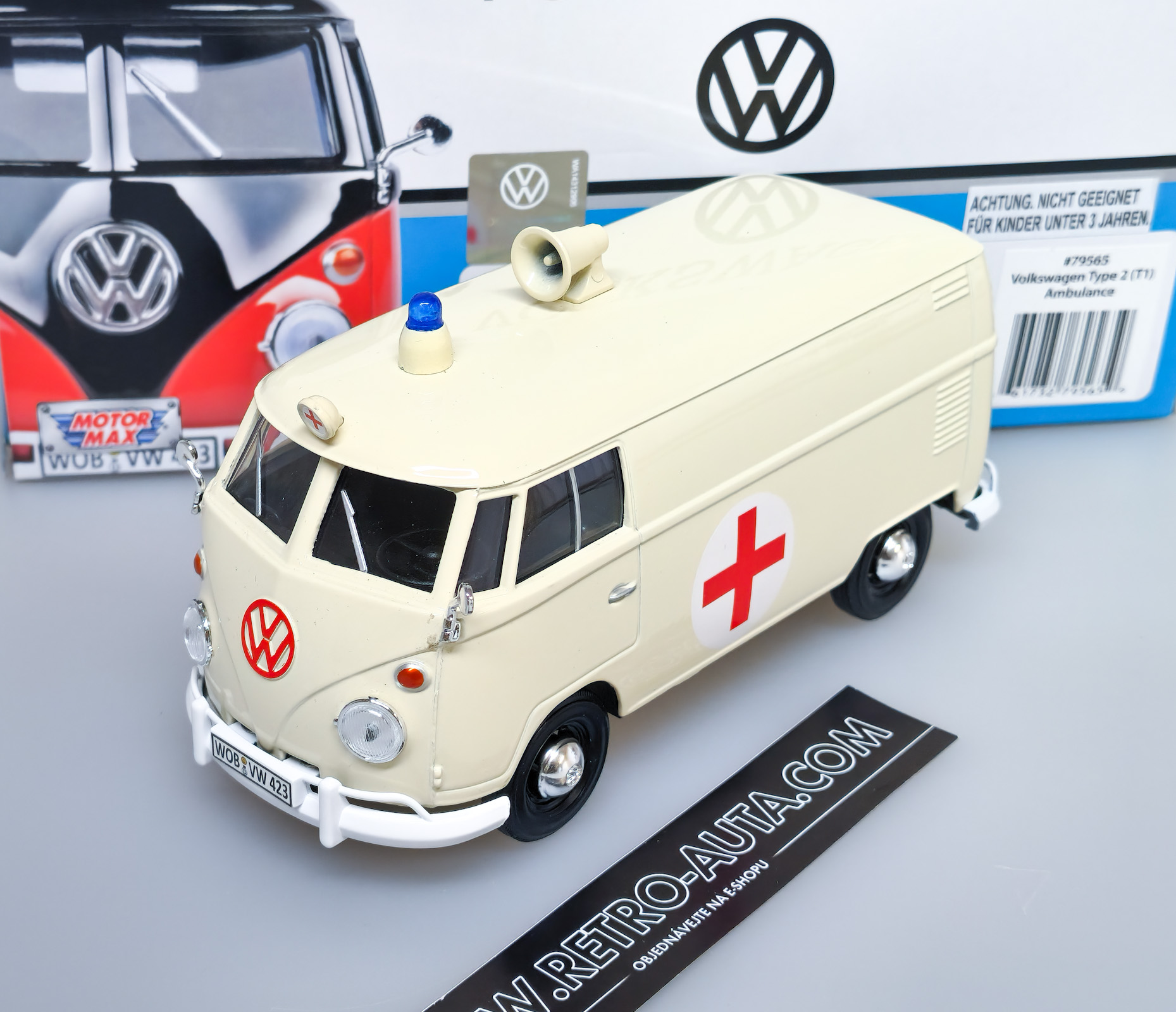 Volkswagen T1 Ambulance - MOTORMAX 1:24 