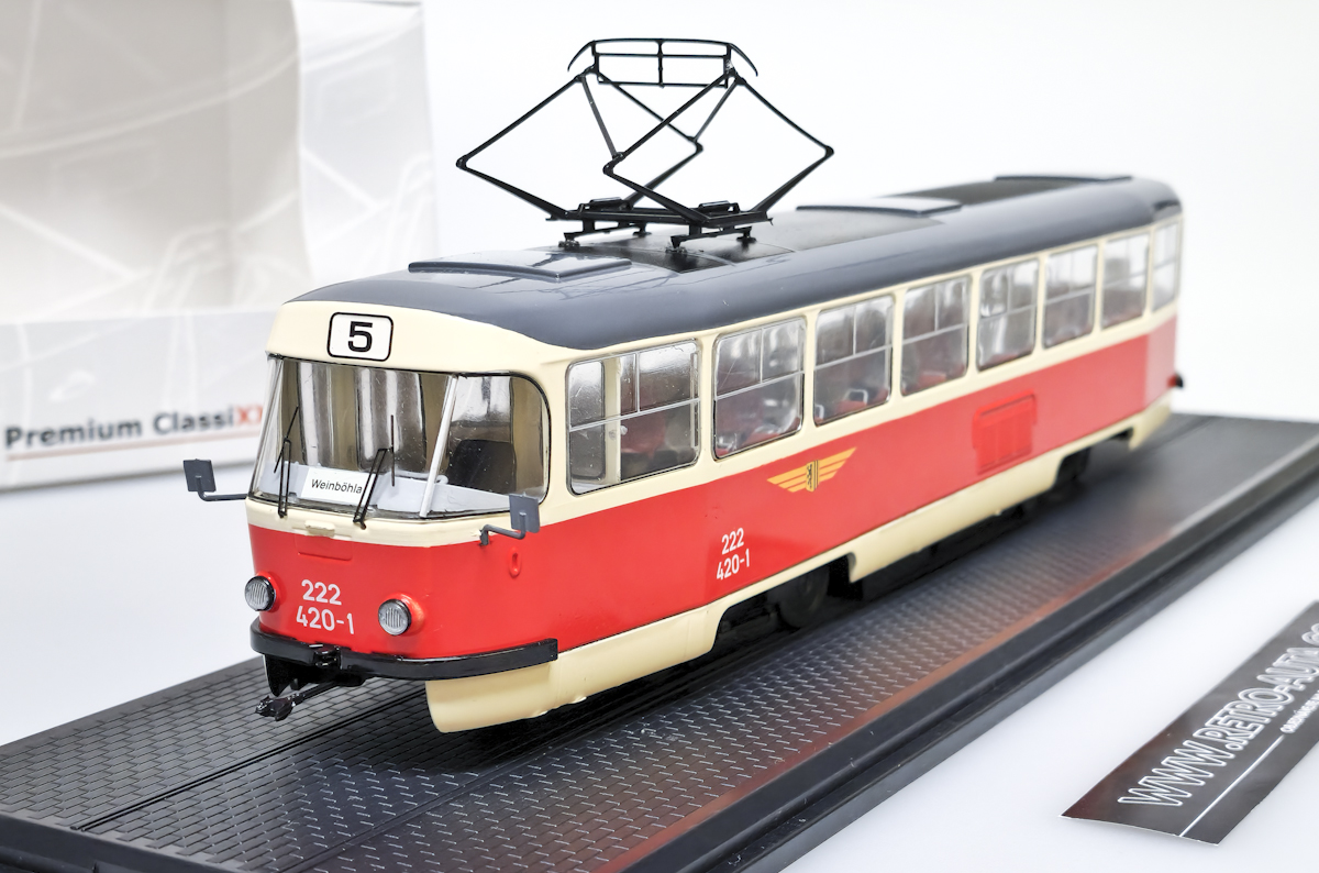 Tatra T4 tramvaj Drážďany - Premium ClassiXXs 1:43