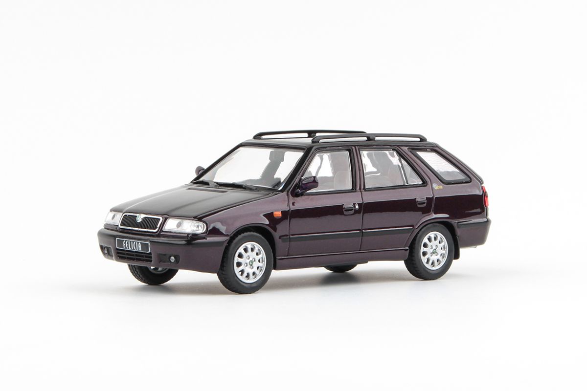 Škoda Felicia FL Combi (1998) - Fialová Esprit Metalíza - Mystery ABREX 1:43