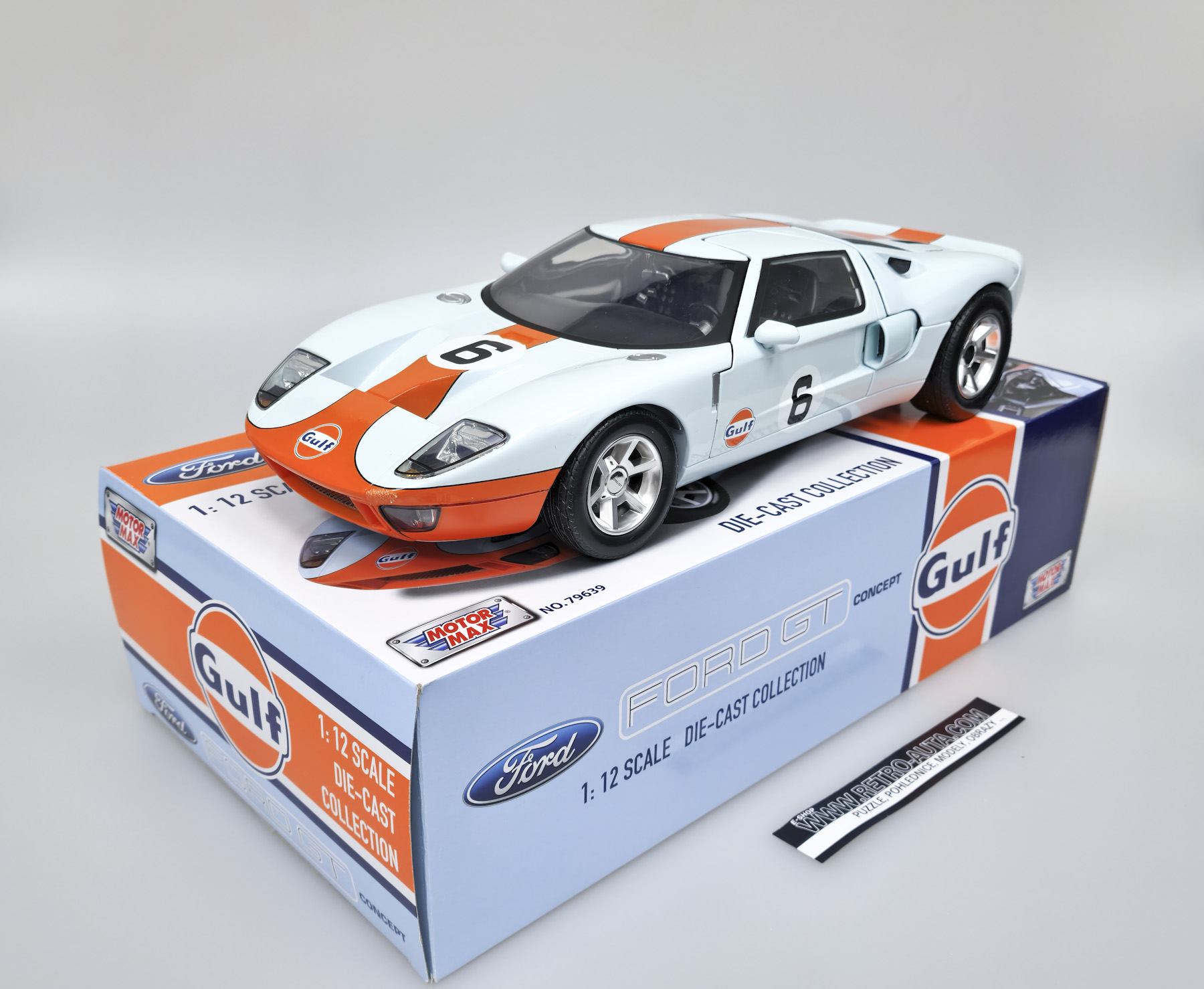 Ford GT concept, Gulf, 2004 MOTORMAX 1:12