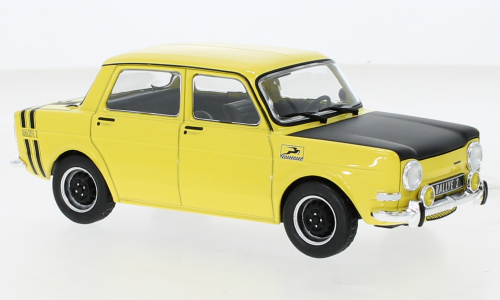 Simca 1000 Rallye 2 (1970) Žlutá/Černá Matná Whitebox 1:24