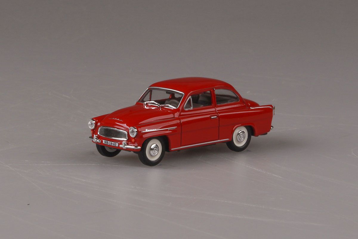 Škoda Octavia (1963) - Červená Tmavá ABREX 1:43