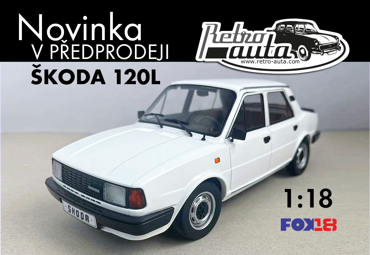 Škoda 120 L Bílá FOX18 1:18 