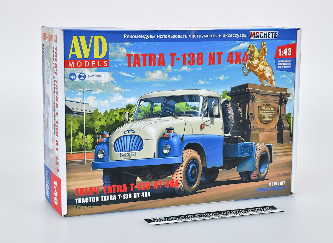 Tatra 138 NT 4x4 KIT Stavebnice AVD 1:43