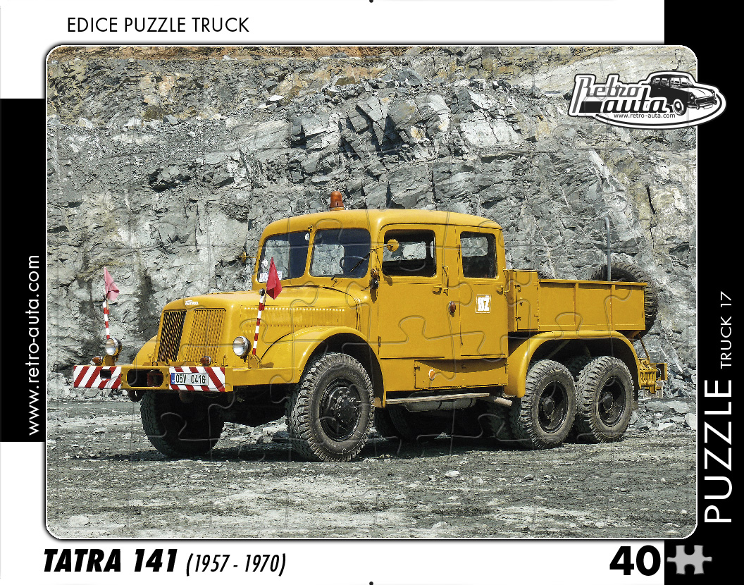 Puzzle TRUCK 17 - Tatra 141 (1957 - 1970) 40 dílků
