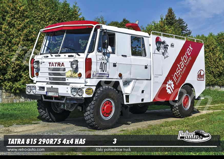 Pohlednice TRUCK č. 03 - Tatra 815 290R75 4x4 HAS (1982 - 1997)