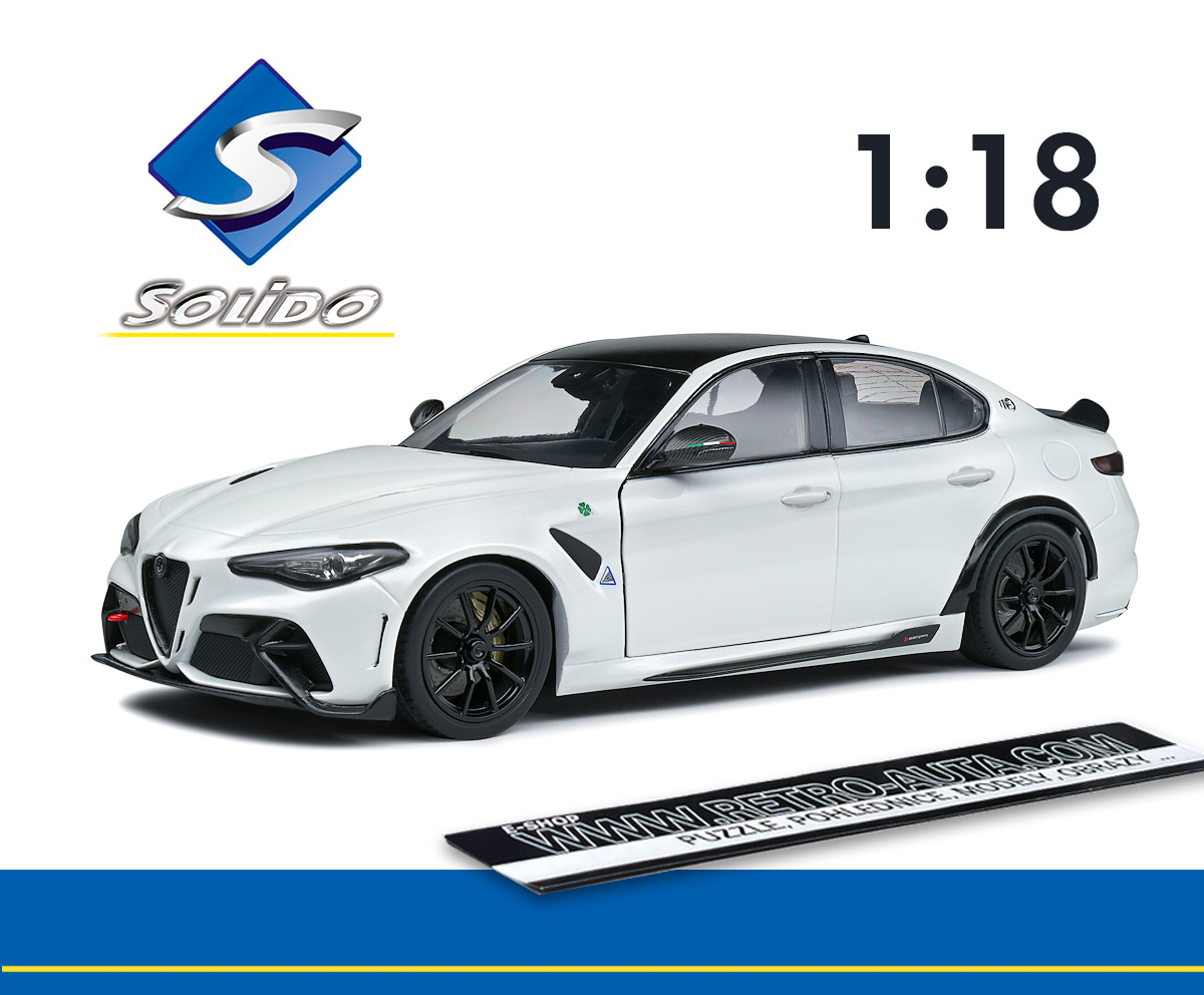 Alfa Romeo Giulia GTA (2022) White - SOLIDO 1:18