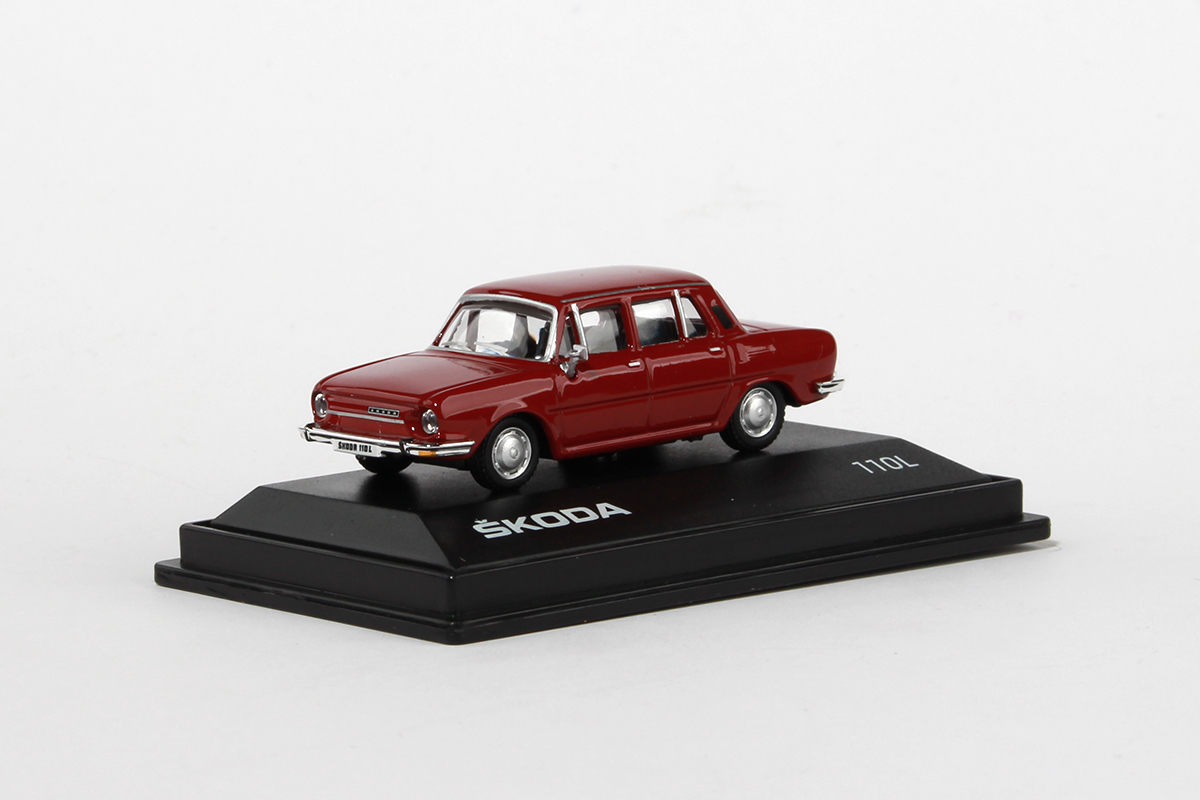 Škoda 110 L (1973) Červená Rubínová ABREX 1:72
