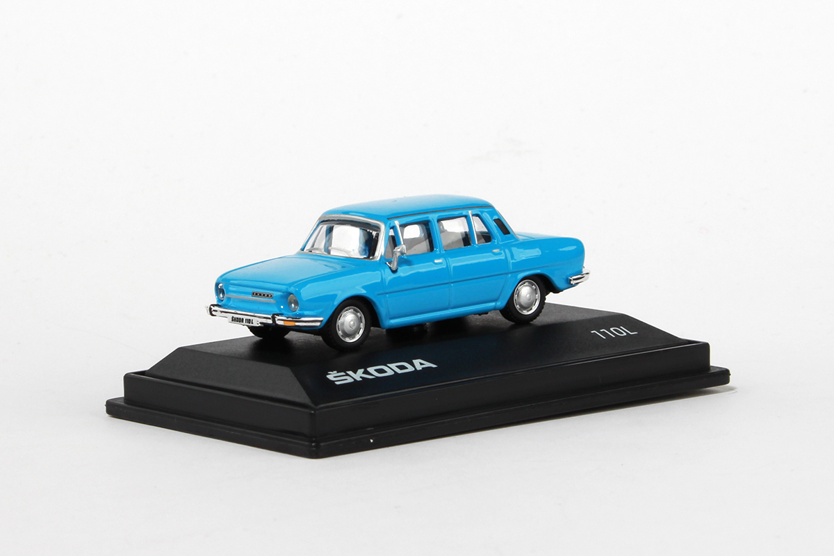 Škoda 110 L (1973) Modrá Světlá ABREX 1:72
