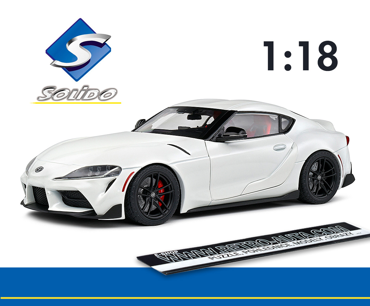 Toyota GR Supra (2023) White - SOLIDO 1:18
