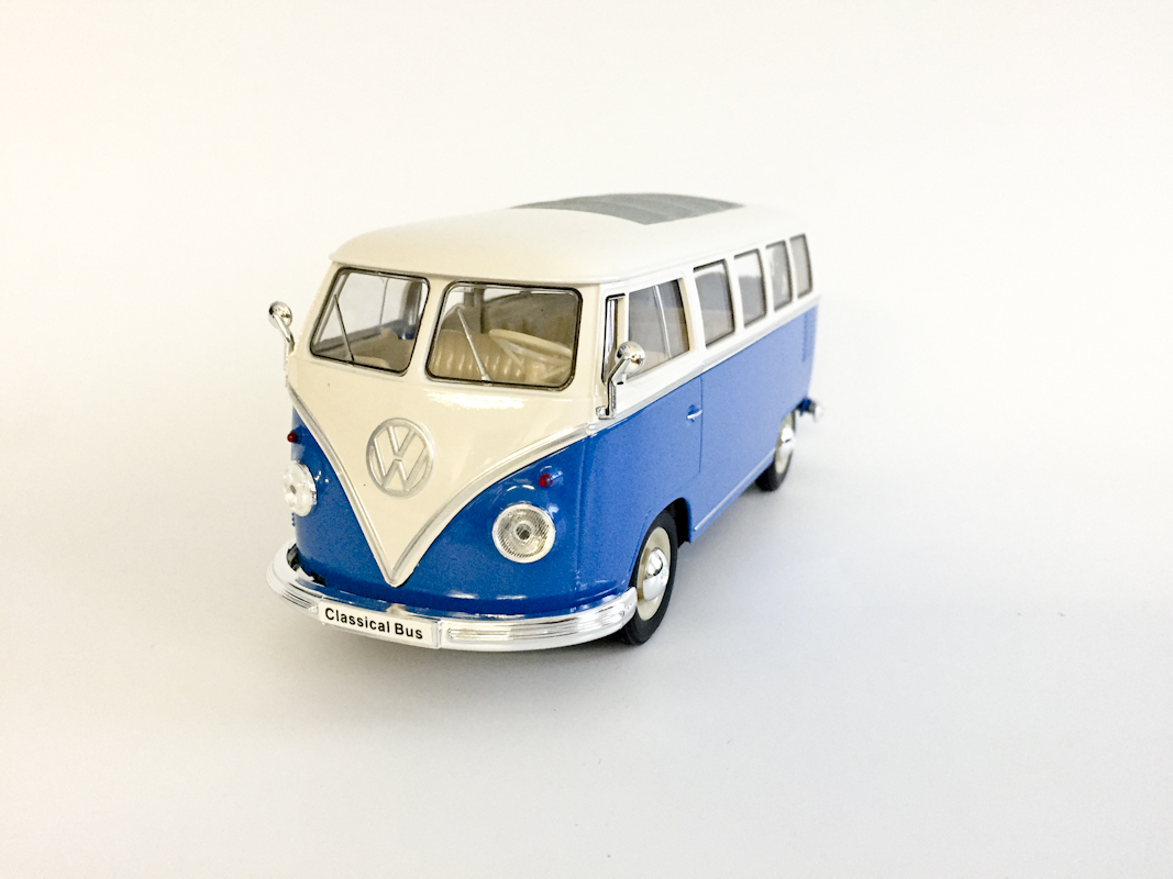 Volkswagen T1 Bus (1963) 1:24 - Modrá/Bílá