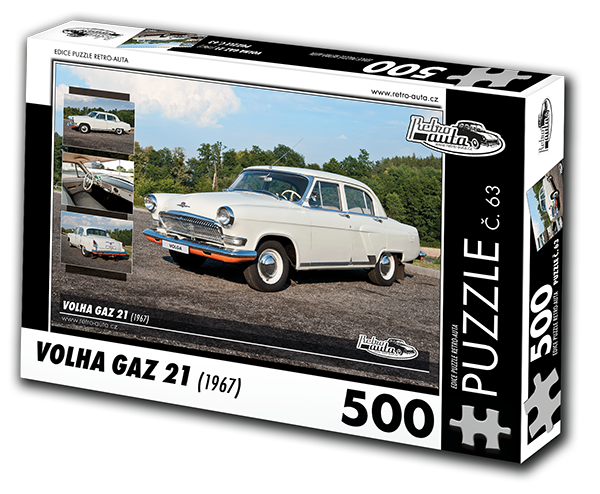 Puzzle č. 63 - VOLHA GAZ 21 (1967) 500 dílků