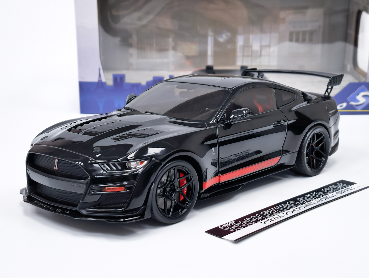 Ford Shelby Mustang GT500 (2022) Black SOLIDO 1:18