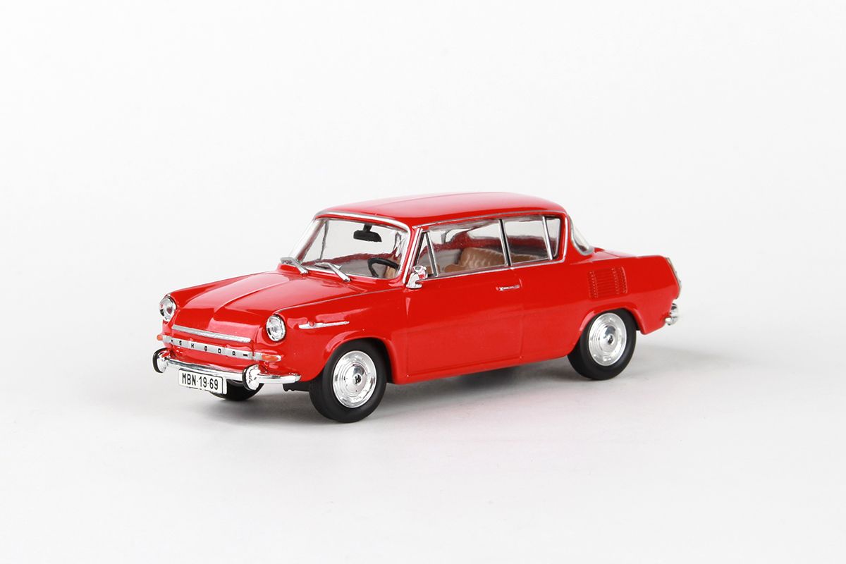 Škoda 1100 MBX (1969) 1:43 - Červená Oranžová