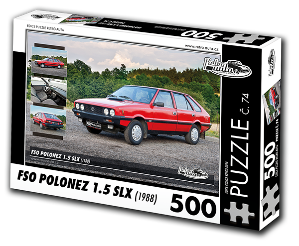Puzzle č. 74 - FSO POLONEZ 1.5 SLX (1988) 500 dílků