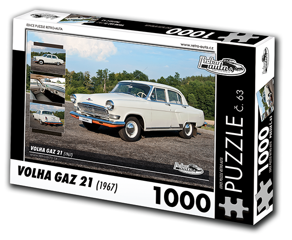Puzzle č. 63 - VOLHA GAZ 21 (1967) 1000 dílků