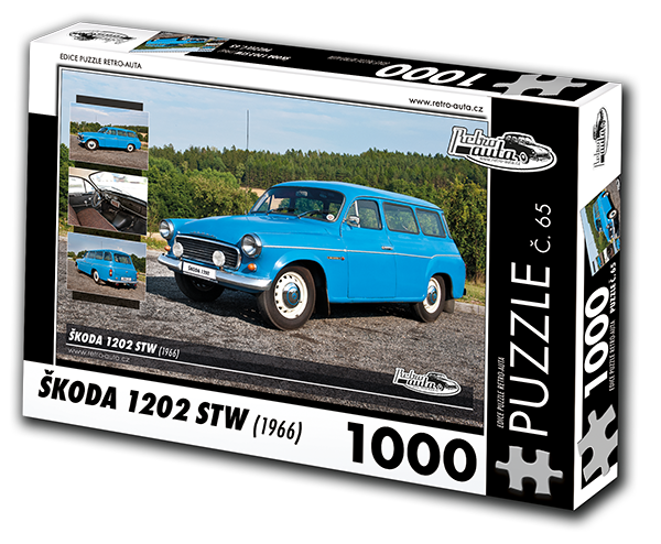 Puzzle č. 65 - ŠKODA 1202 STW  (1966) 1000 dílků