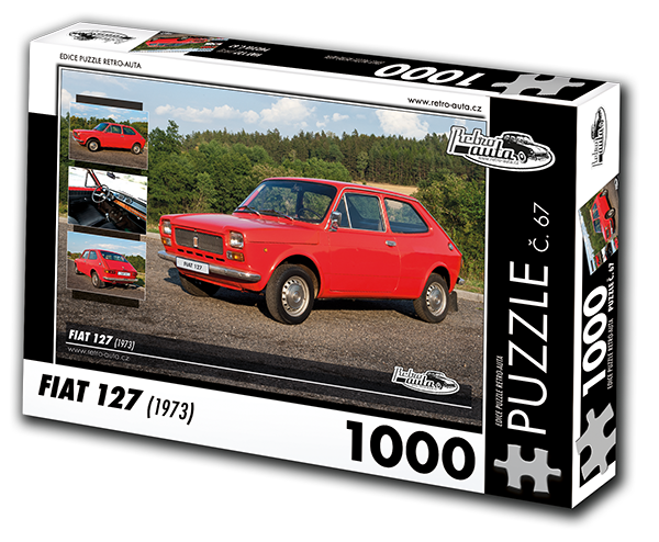 Puzzle č. 67 - FIAT 127 (1973) 1000 dílků