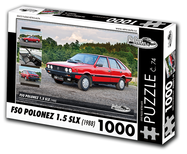 Puzzle č. 74 - FSO POLONEZ 1.5 SLX (1988) 1000 dílků