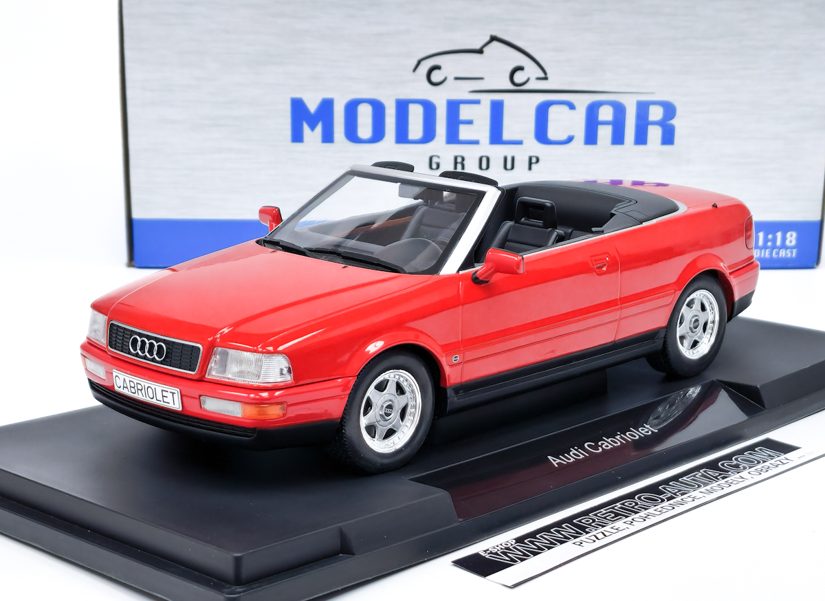 Audi Kabriolet (1991) červená MCG 1:18