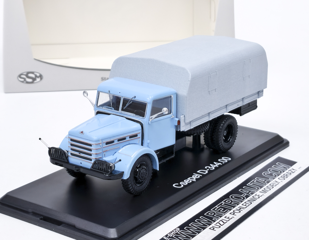 Csepel D-344 HQ modrá/šedá SSM 1:43 