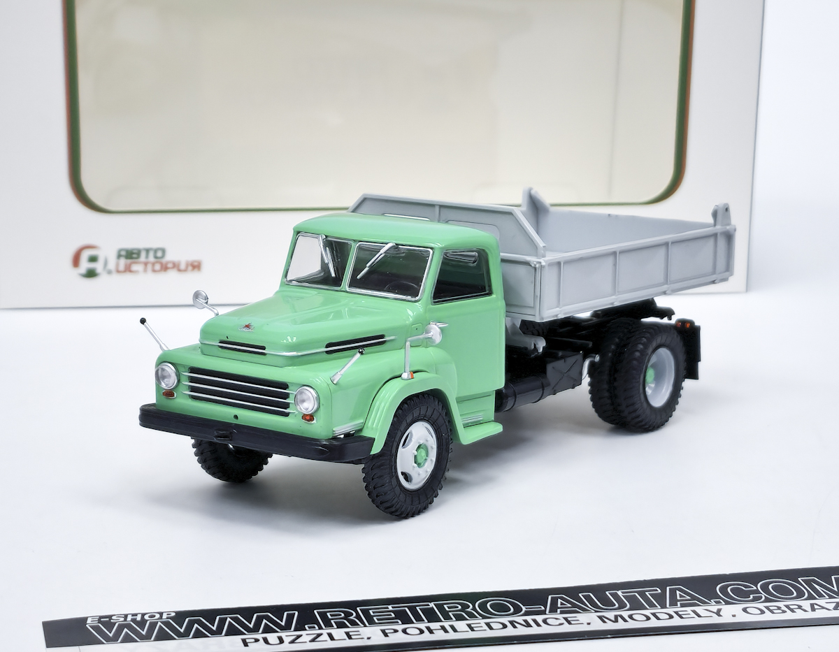 Csepel D-450B CV zelená/šedá Modimio 1:43 