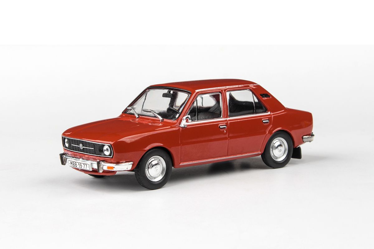 Škoda 105 L (1977) - Červená Paprika ABREX 1:43