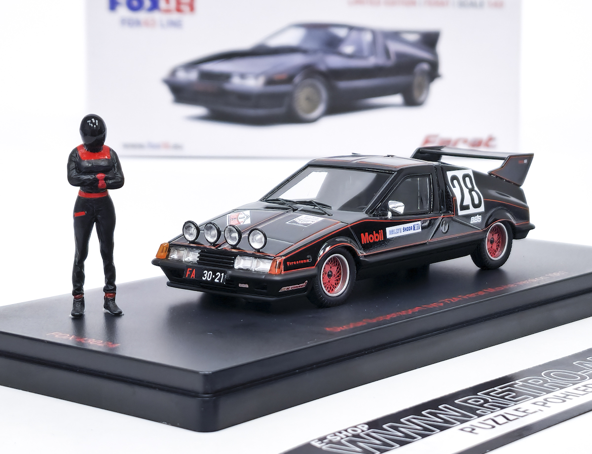 Škoda Ferat Movie Version with figure FOX18 1:43