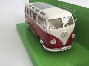 Volkswagen T1 Samba Bus (1963) 1:24 - Červená/Bílá