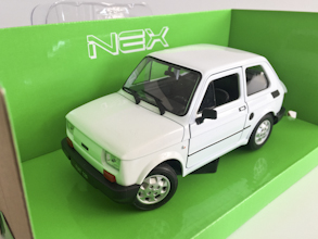 FIAT 126 (1972) - Bílá WELLY 1:21