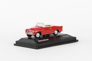 Škoda Felicia Roadster (1963) Červená Světlá ABREX 1:72