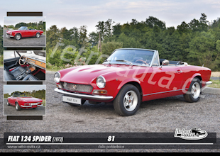 Pohlednice č. 81 - FIAT 124 SPIDER (1973)