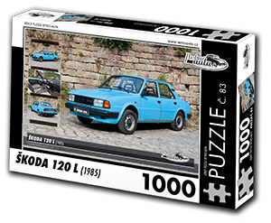 Puzzle č. 83 - ŠKODA 120 L (1985) 1000 dílků