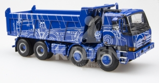 TATRA 815 8x8 Terrno modrá ''technický výkres'' KADEN 1:43