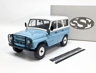 UAZ 469 (31514 ) Modrá/Bílá SSM 1:18