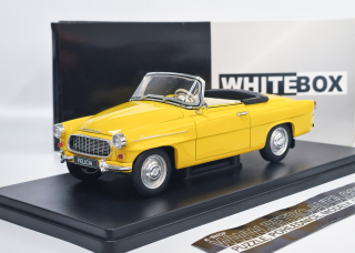 Škoda Felicia Convertible (1959) žlutá WHITEBOX 1:24
